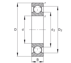 S 6203-C, ăȲYC  DIN 625-1 ˜ʵҪߴ
