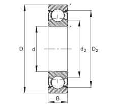 S 6002-C-2Z, ăȲYC  DIN 625-1 ˜ʵҪߴ磬ɂg϶ܷ