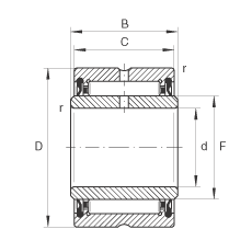 LS NA4906-2RSR, ߴϵ 49ɂȴܷ