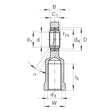 US GIL70-DO-2RS,  DIN ISO 12 240-4 ˜ʣݼySoɂȴܷ