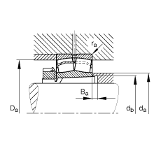 {ĝLS 23218-E1-K-TVPB + H2318,  DIN 635-2 ˜ʵҪߴ, F׺;o